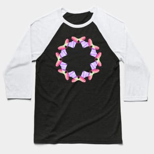 Violet mandala Baseball T-Shirt